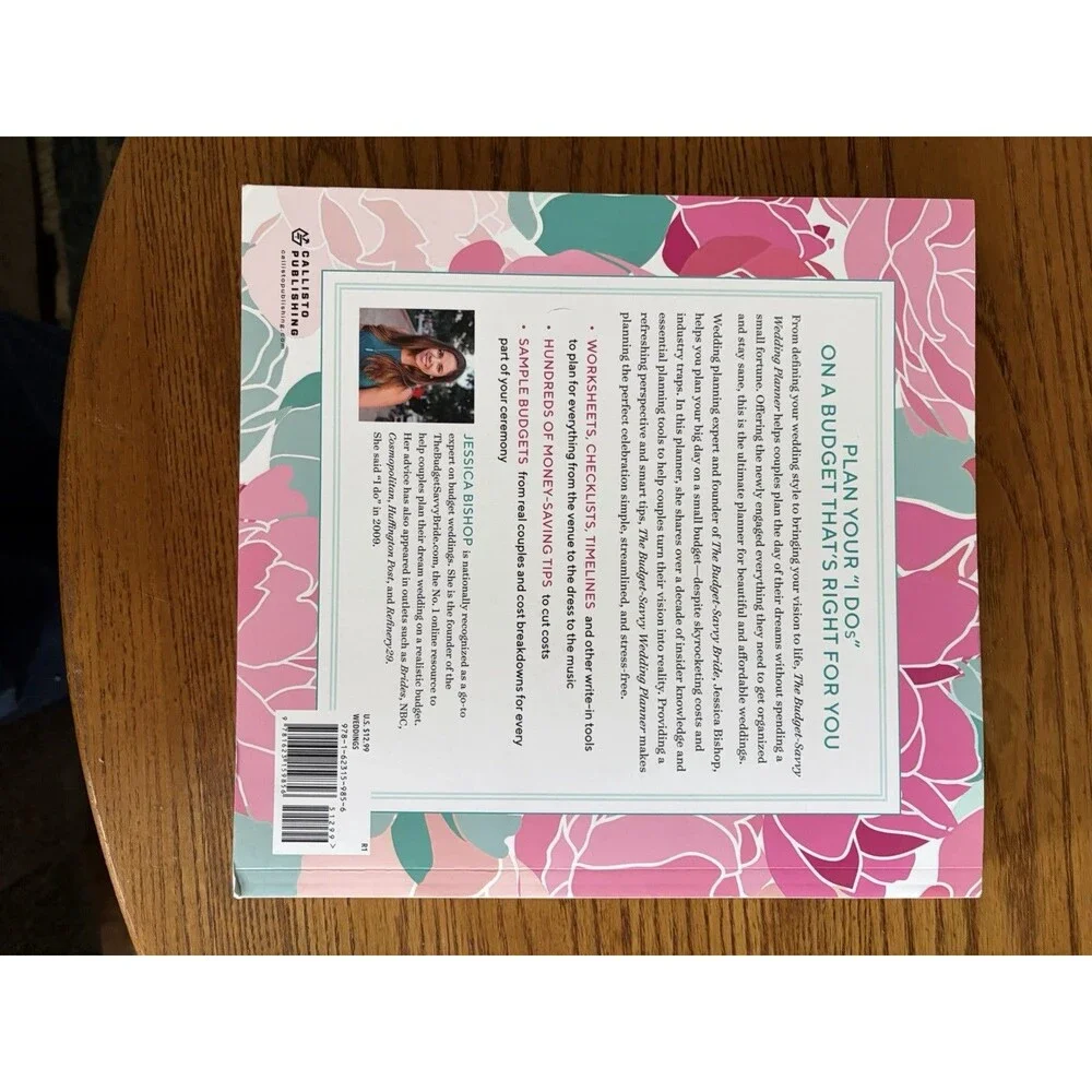 Callisto Budget-Savvy Wedding Planner & Organizer Large Paper Planner